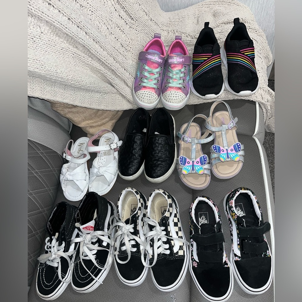 Huge lot of girls shoes size 13 big kids